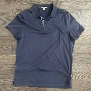 Like new! Mens XL AUTHENTIC BURBERRY nova check navy polo shirt